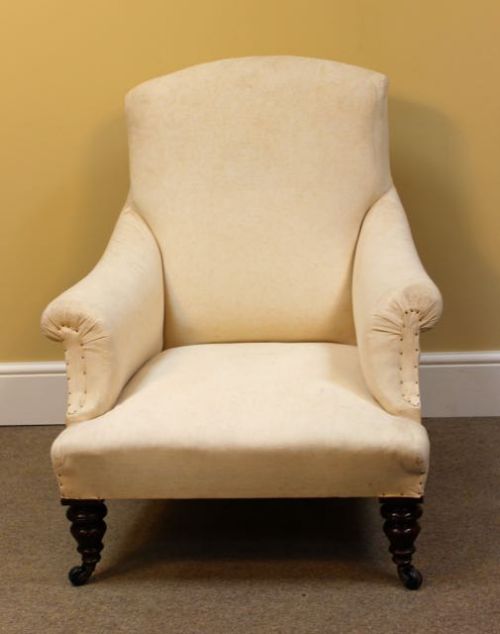 19thc. Walnut Armchair