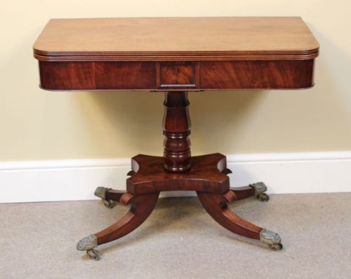 19thc Mahogany Tea Table