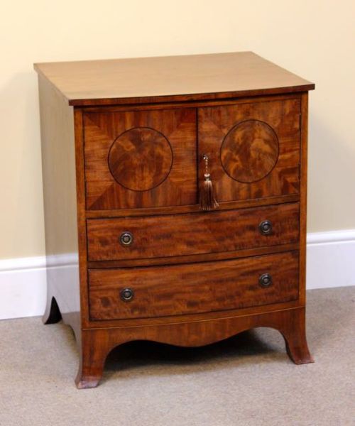 Regency Mahogany Commode Chest