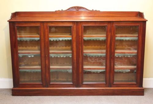 19thc. Mahogany Glazed Bookcase