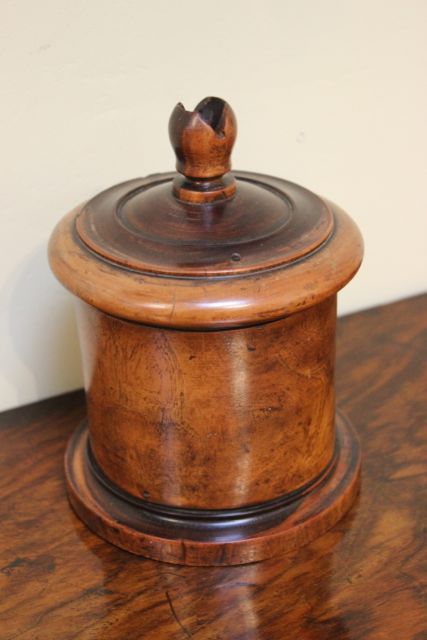 19thc. Walnut “Treen” String Holder