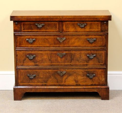 19thc. Walnut Bachelor’s Chest