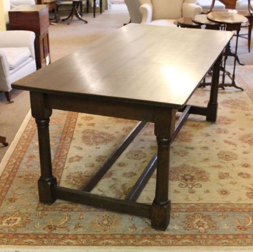 Late 19thc. Oak Refectory Table