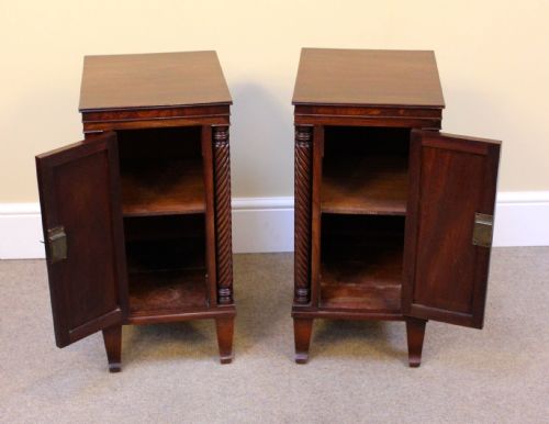 Pair of Regency Bed Side Cupboards