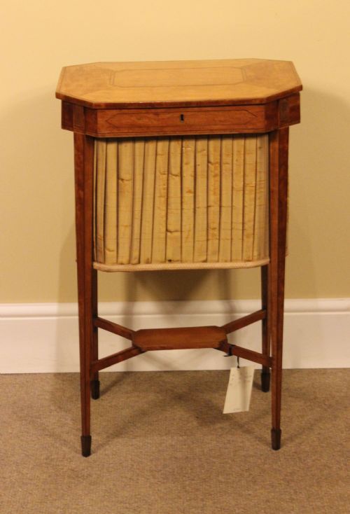19THC SATINWOOD WORK TABLE - ADDITIONAL PHOTO 1