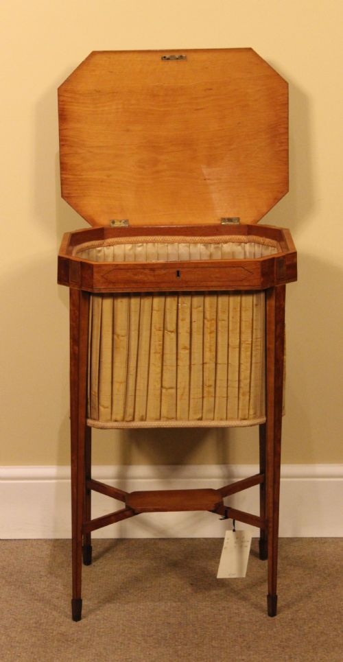 19THC SATINWOOD WORK TABLE - ADDITIONAL PHOTO 5