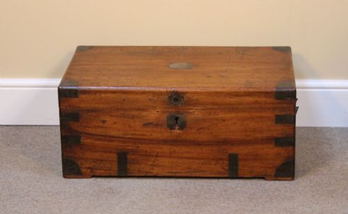 19thc. Brass Bound Camphor Wood Chest