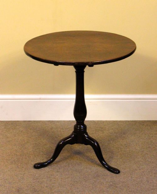 Late 18thc. Walnut Tripod Table