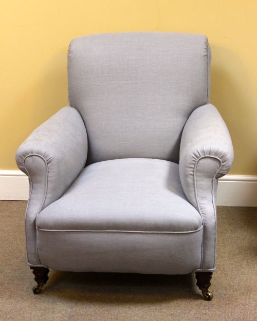 19thc. Howard Style Armchair