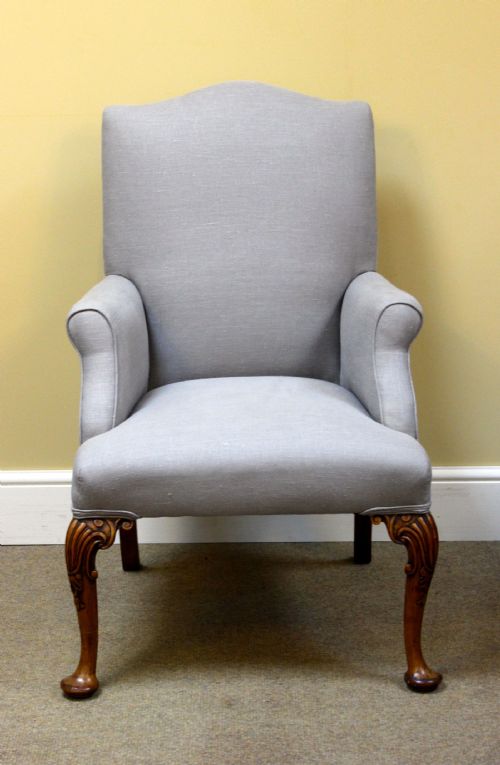 19thc. Walnut Armchair