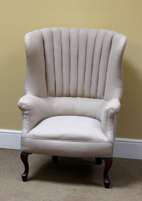 LATE 19THC WALNUT UPHOLSTERED ARMCHAIR - ADDITIONAL PHOTO 1