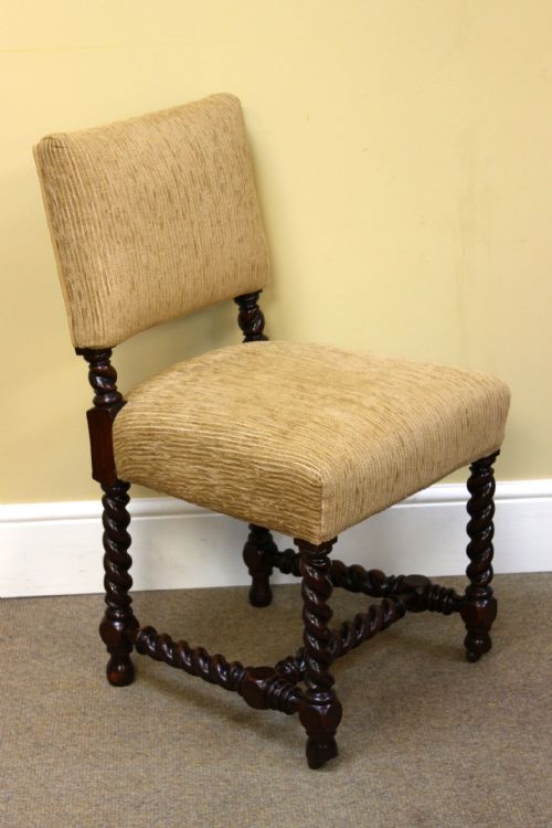 SET OF SIX 19THC ASH BARLEY TWIST CHAIRS - ADDITIONAL PHOTO 2