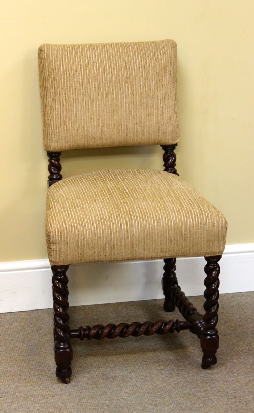 SET OF SIX 19THC ASH BARLEY TWIST CHAIRS - ADDITIONAL PHOTO 5