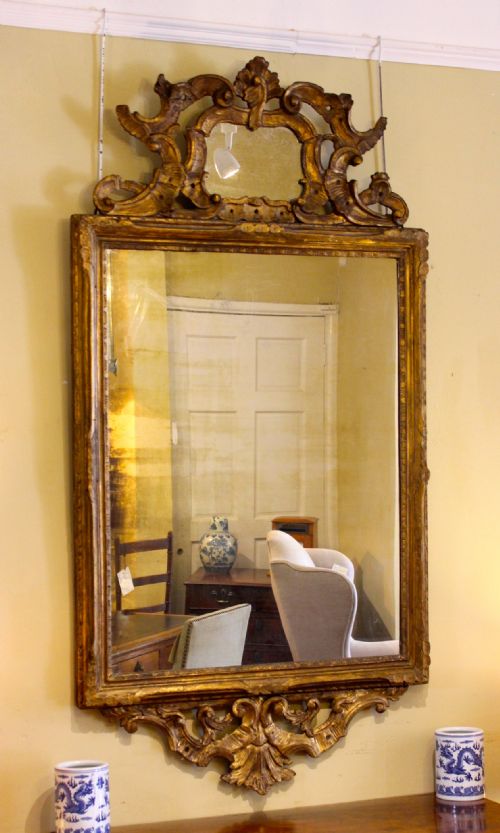 18THC GILT MIRROR - ADDITIONAL PHOTO 1