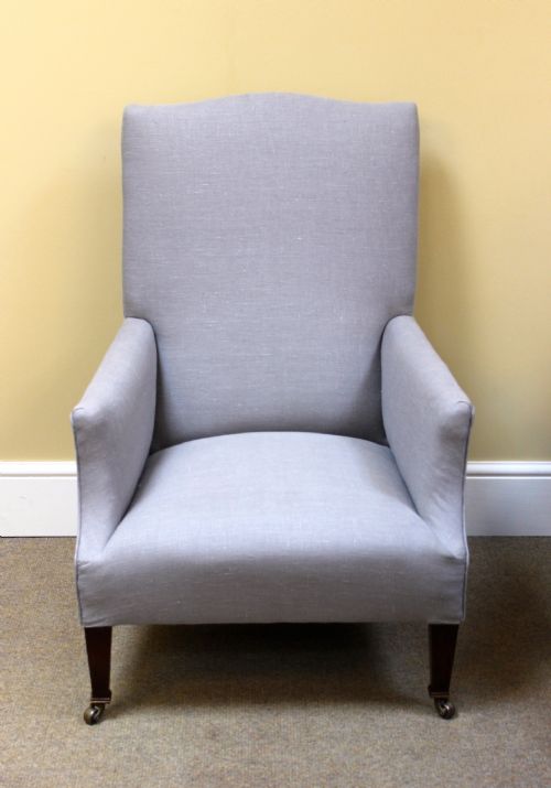 LATE 19THC WALNUT ARMCHAIR