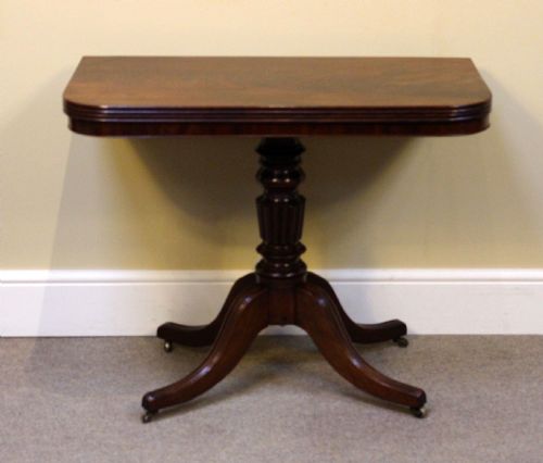 LATE REGENCY MAHOGANY TEASUPPER TABLE - ADDITIONAL PHOTO 1