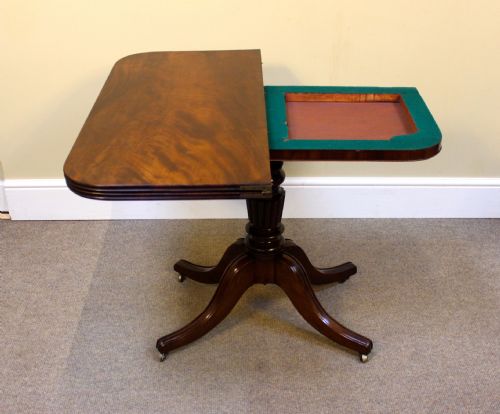 LATE REGENCY MAHOGANY TEASUPPER TABLE - ADDITIONAL PHOTO 4