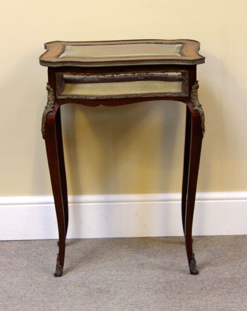 19thc. Rosewood Bijouterie Display Table