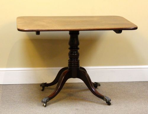 19thc. Mahogany Tripod Table