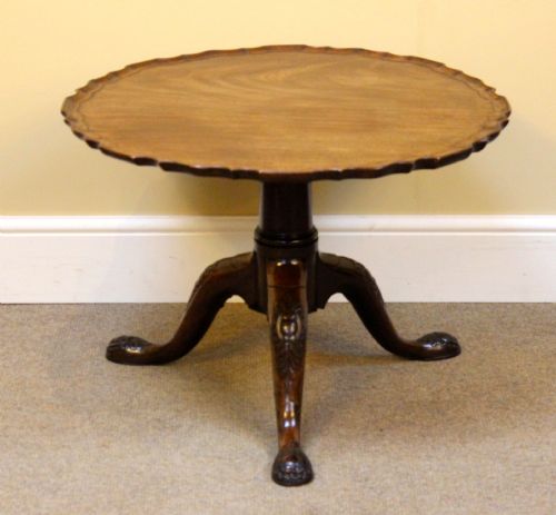 18thc. Mahogany Tripod Coffee Table