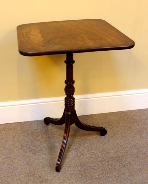 Regency Mahogany Tilt Top Tripod Table