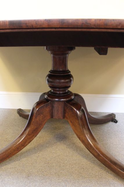 fig 1. Regency Mahogany Breakfast/Dining Table