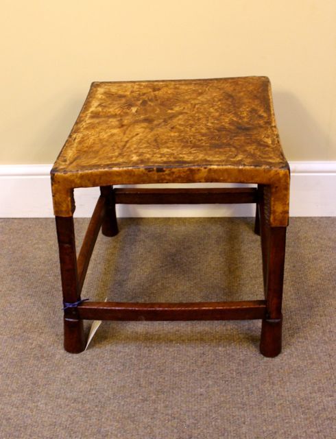 An Unusual Walnut Stool