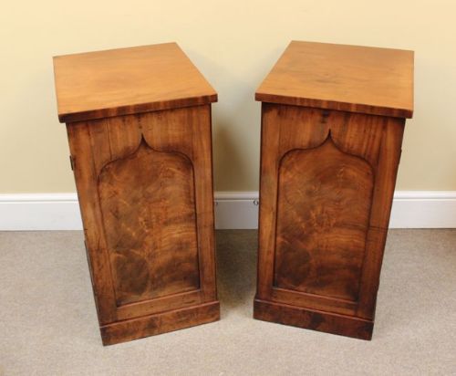 Pair of 19thc. Bedside Cupboards/pedestals