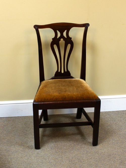 Set of Six 19thc Mahogany Dining Chairs