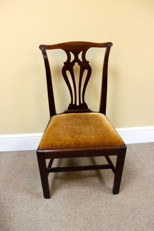fig 1. Set of Six 19thc Mahogany Dining Chairs