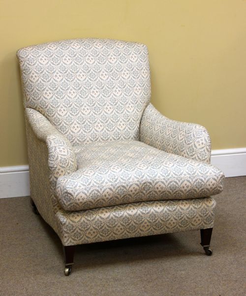fig 1. Edwardian Howard Bridgewater Armchair
