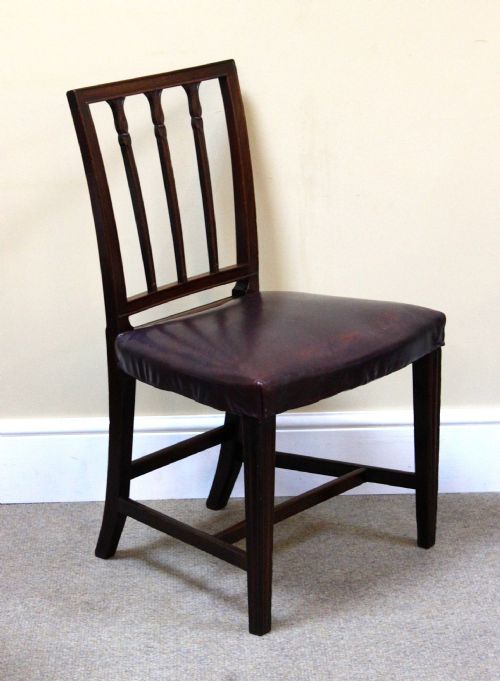 fig 1. Set Of Six Georgian Dining Chairs