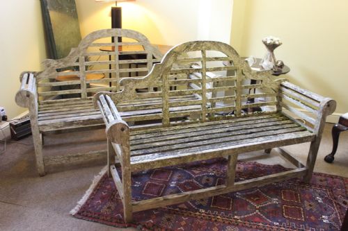 PAIR OF 20THC LUTYENS BENCHES