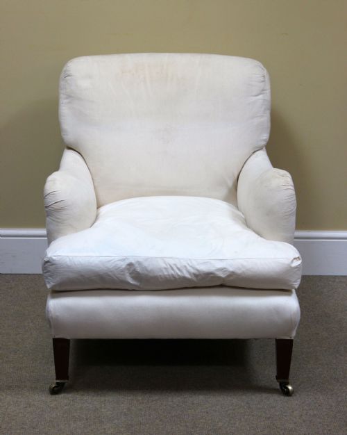 fig 1. Edwardian Howard & Son Bridgewater Armchair