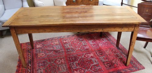 19thc. Elm Refectory Table