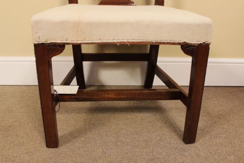 SET OF 4 MAHOGANY DINING CHAIRS - ADDITIONAL PHOTO 2