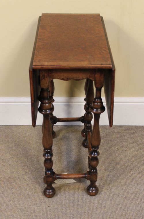 19THC AMBOYNA AND WALNUT OCCASIONAL TABLE - ADDITIONAL PHOTO 2