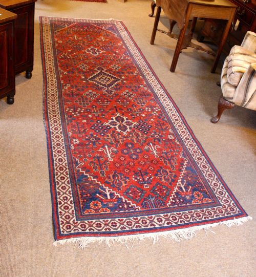 EARLY 20THC AFGHAN RUNNER RUG - ADDITIONAL PHOTO 1