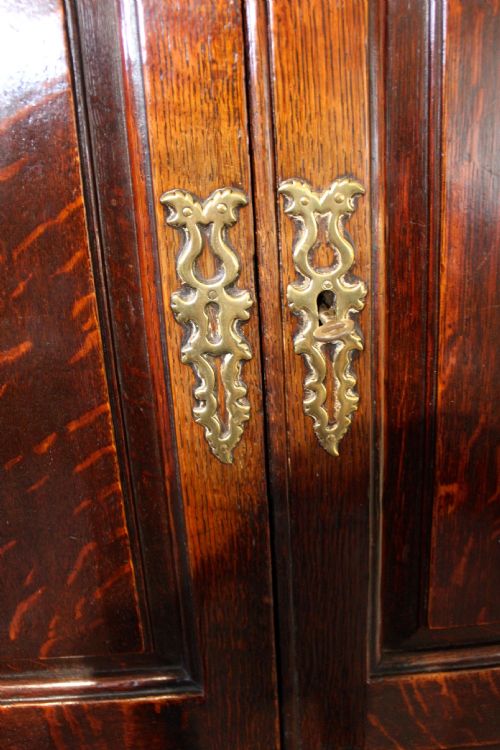 18THC OAK CORNER CUPBOARD - ADDITIONAL PHOTO 5
