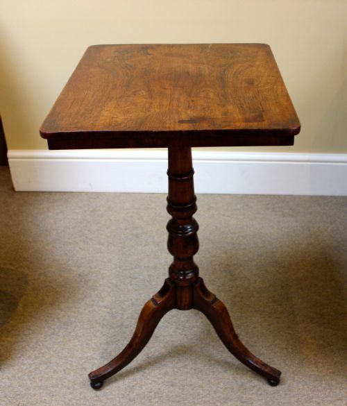 19TH CENTURY ROSEWOOD TRIPOD TABLE - ADDITIONAL PHOTO 2