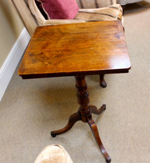 19TH CENTURY ROSEWOOD TRIPOD TABLE - ADDITIONAL PHOTO 4