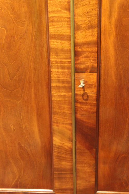 19THC MAHOGANY GLAZED BOOKCASE - ADDITIONAL PHOTO 5
