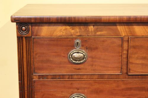 19THC SCOTTISH MAHOGANY CHEST OF DRAWERS - ADDITIONAL PHOTO 4