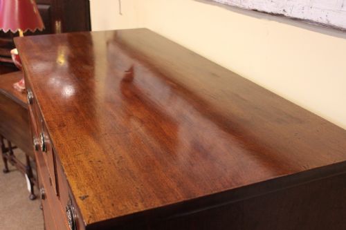 19THC SCOTTISH MAHOGANY CHEST OF DRAWERS - ADDITIONAL PHOTO 5