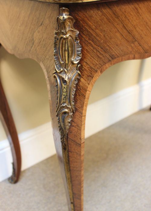 19THC ROSEWOOD KINGSWOOD CROSS BANDED CARD TABLE - ADDITIONAL PHOTO 3