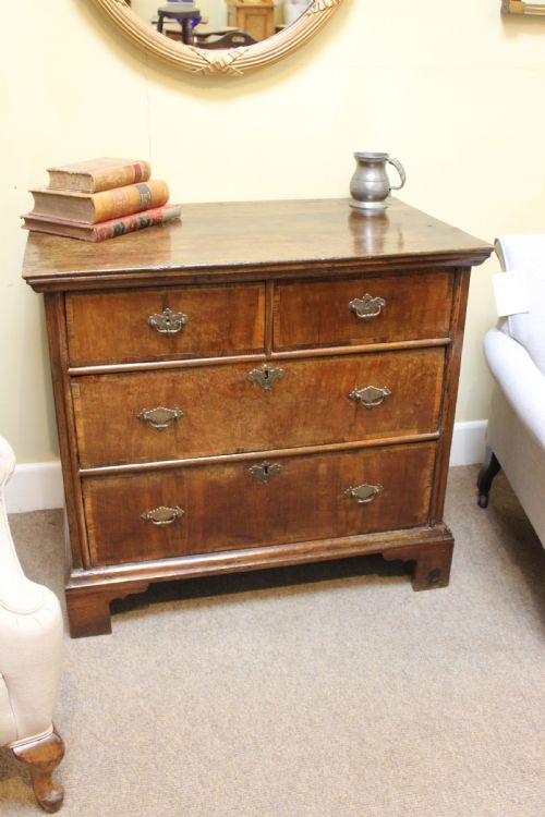 18THC WALNUT ASH CHEST OF DRAWERS - ADDITIONAL PHOTO 1