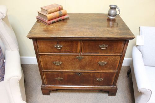 18THC WALNUT ASH CHEST OF DRAWERS - ADDITIONAL PHOTO 2
