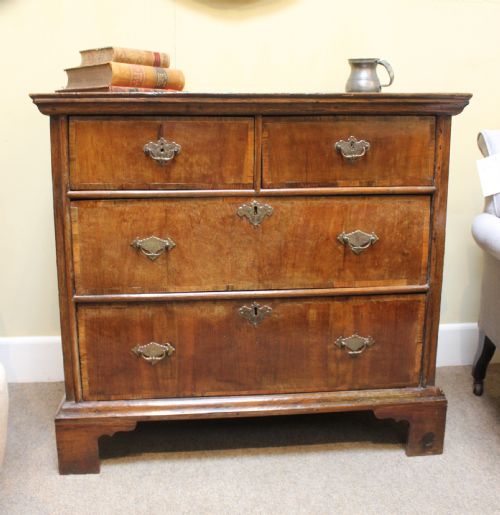18THC WALNUT ASH CHEST OF DRAWERS - ADDITIONAL PHOTO 4