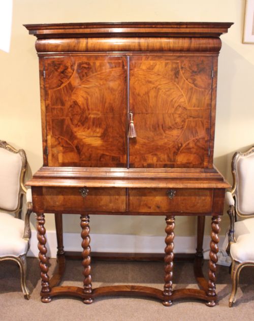 18THC WALNUT CABINET ON STAND - ADDITIONAL PHOTO 1