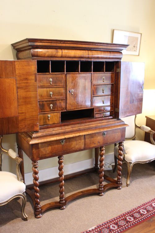 18THC WALNUT CABINET ON STAND - ADDITIONAL PHOTO 2